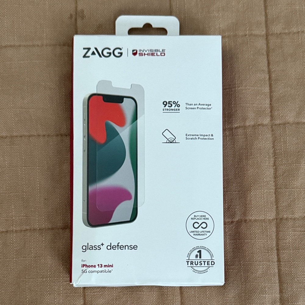 ZAGG InvisibleShield Screen Protector for iPhone 13 Mini - Clear